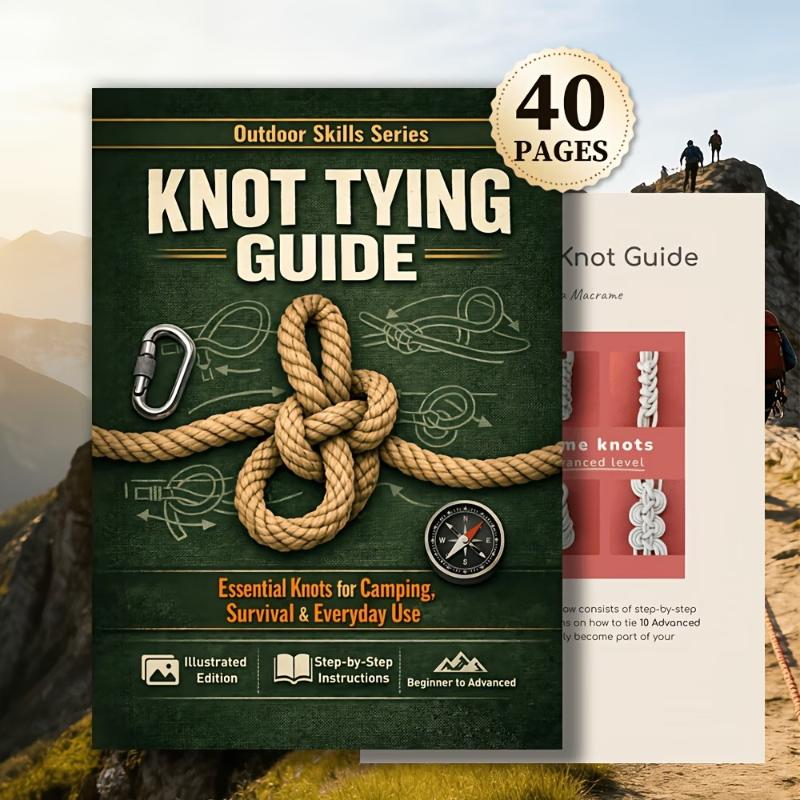 Outdoor Camping Adventures - Buku Panduan Mengikat Simpul Esensial 50