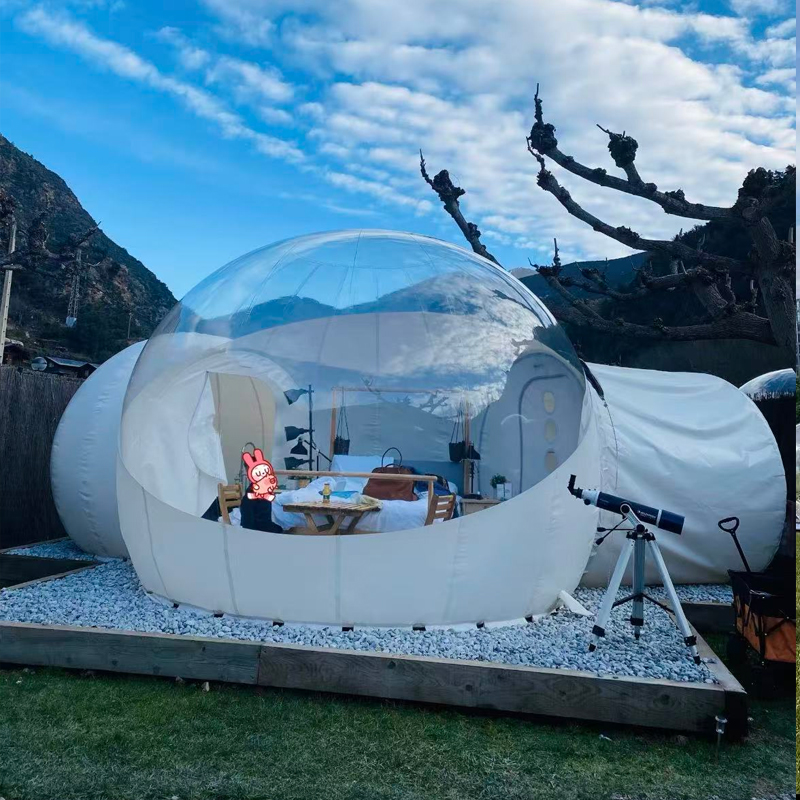 Outdoor Camping Exhibition - Restoran Luar Ruangan Tenda Transparan Rumah