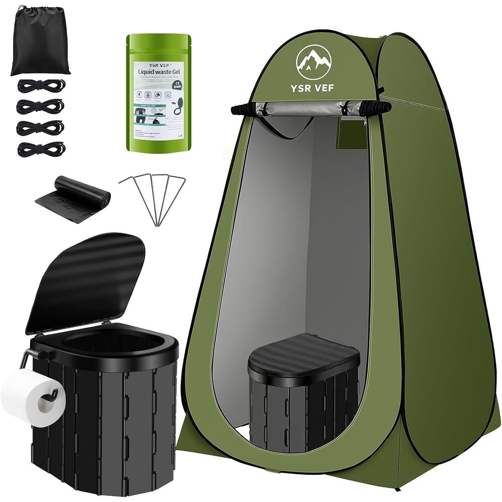 Outdoor Camp - Perlengkapan Toilet Portabel, Toilet Camping dengan