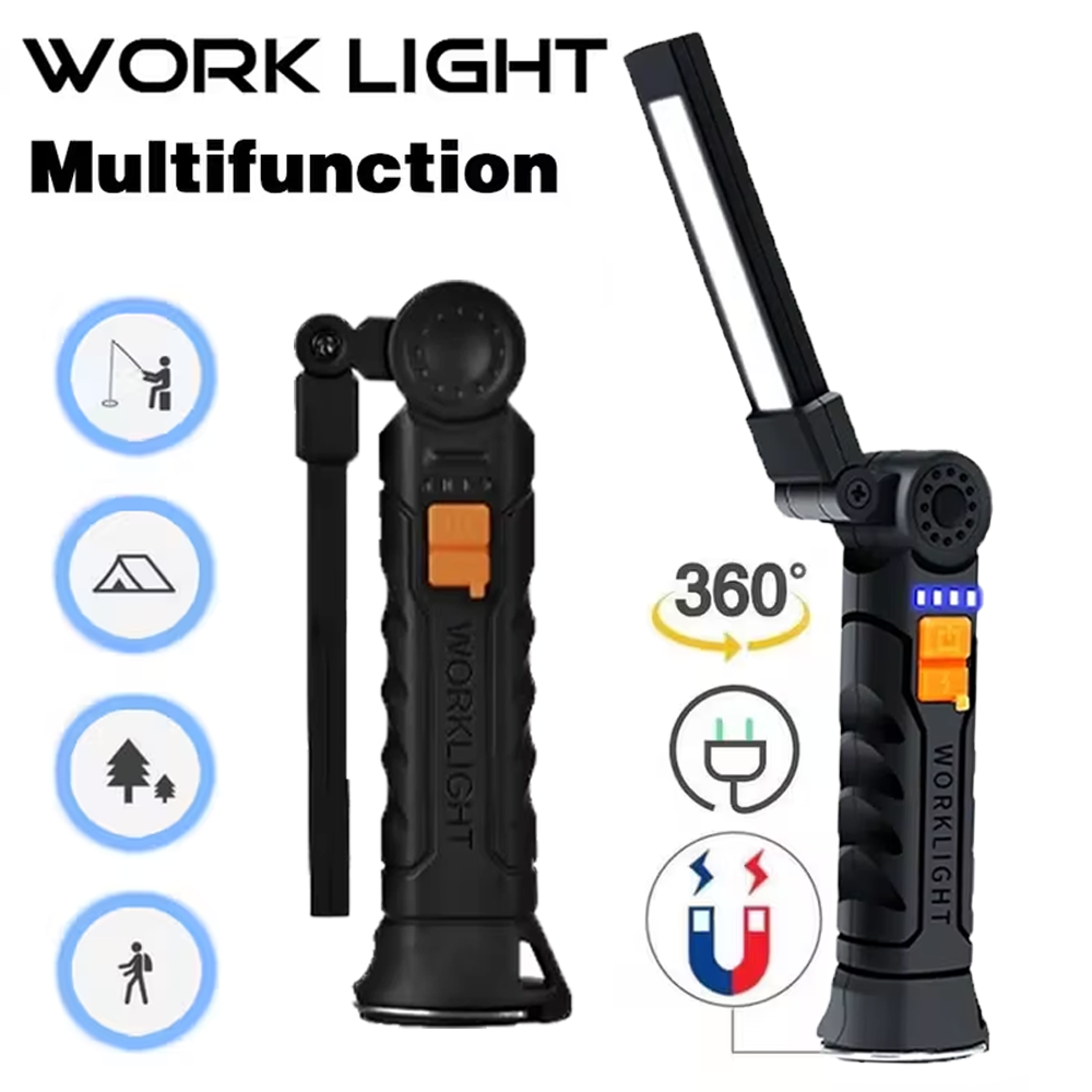 Camping Lantern - Senter LED COB Portabel Senter Isi