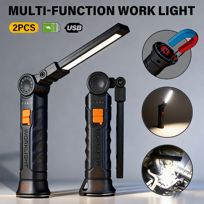 Camping Lantern - Senter LED COB Portabel Lampu Kerja