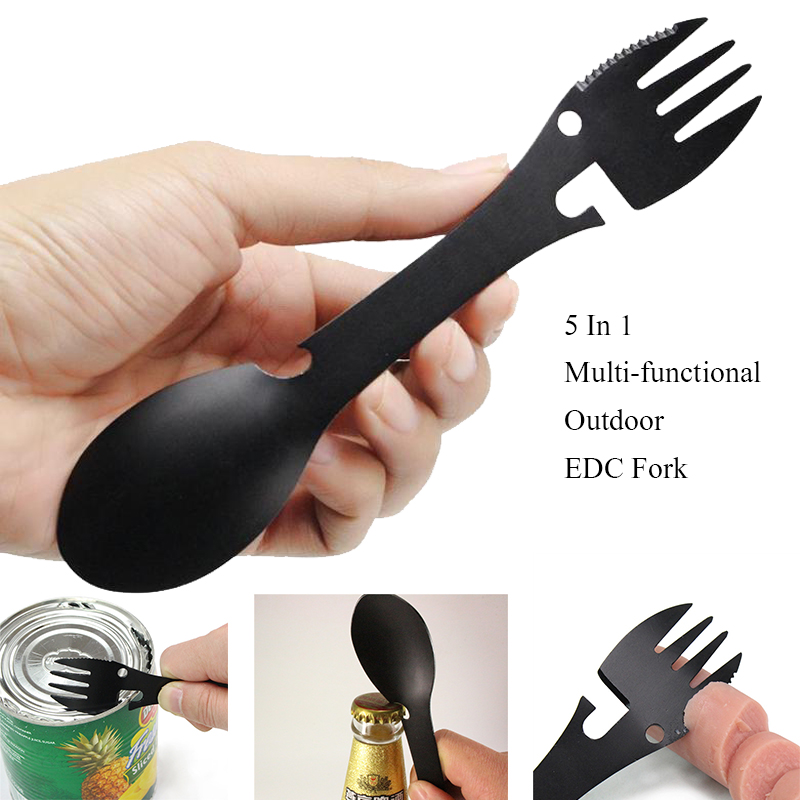 Outdoor Camping Utensils - Set Peralatan Berkemah Baja Tahan Karat