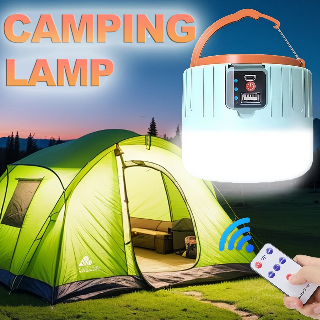 Camping Lantern - Lampu Camping Tenaga Surya LED Isi