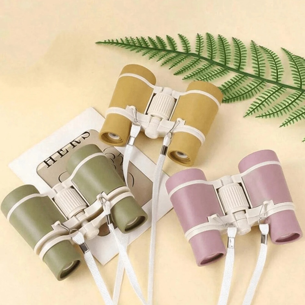 Outdoor Camping Toys - Teropong Anak-anak Eksplorasi Mata Ganda Tahan