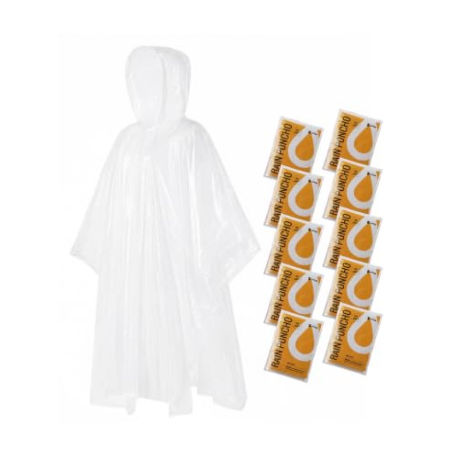 Camping Rain Poncho - Jas Hujan Sekali Pakai untuk Dewasa,