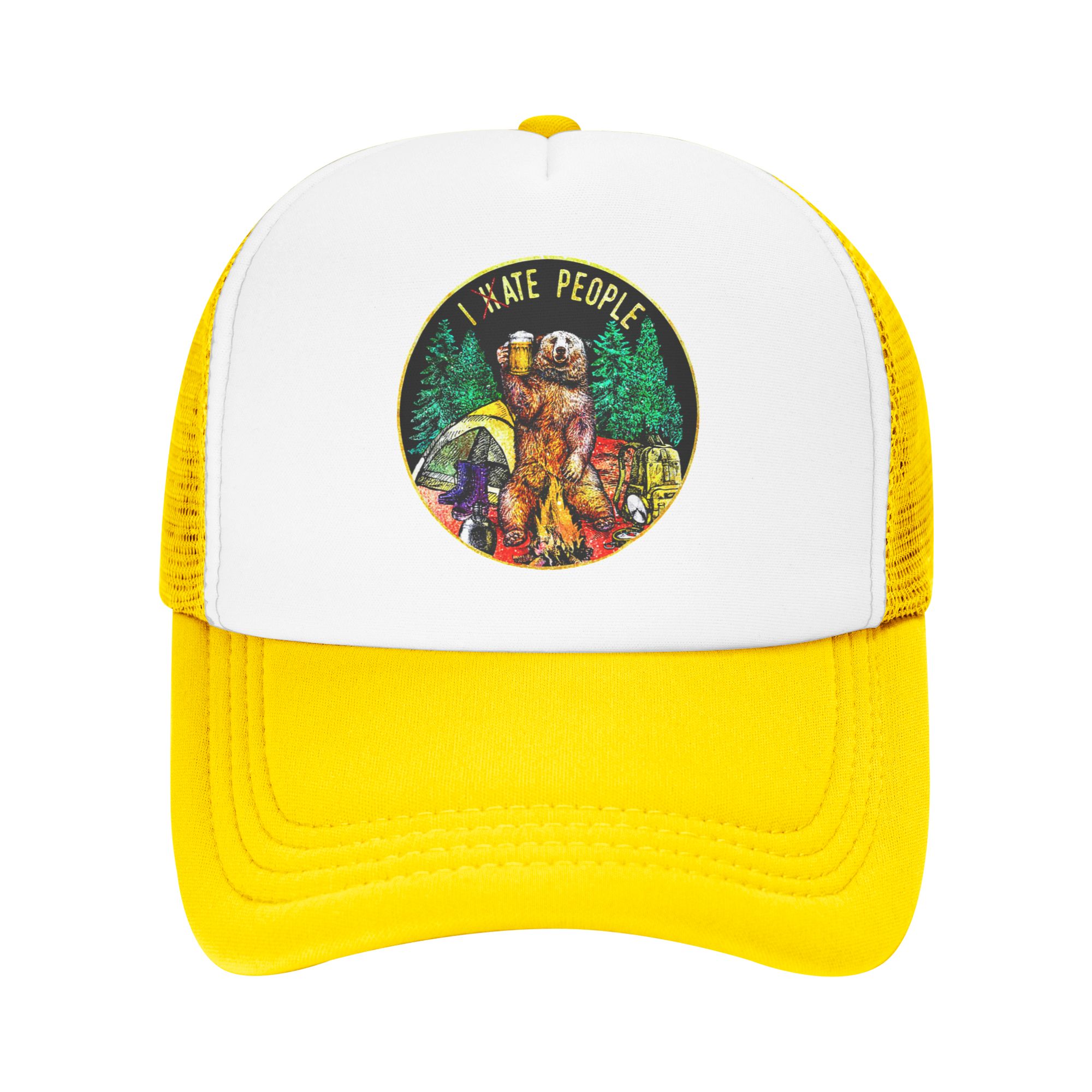 Outdoor Camping Adventures - Topi Bisbol I Hate People Bear