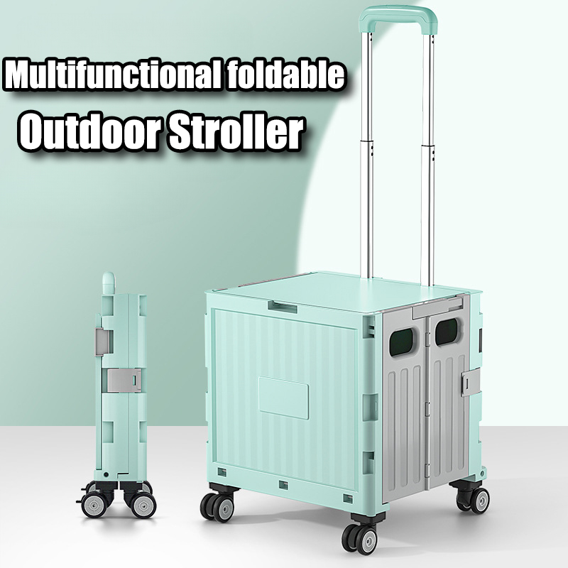 Outdoor Camping Folding Storage Box - Kotak penyimpanan serbaguna, troli Kemah, kapasitas