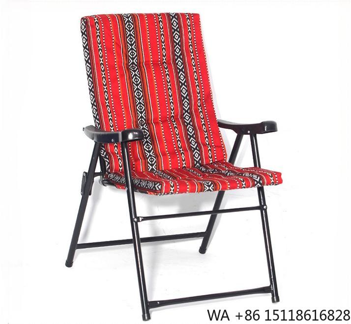 Outdoor Camping Recliner Chairs - Kursi Lipat Besi Portabel untuk Camping,