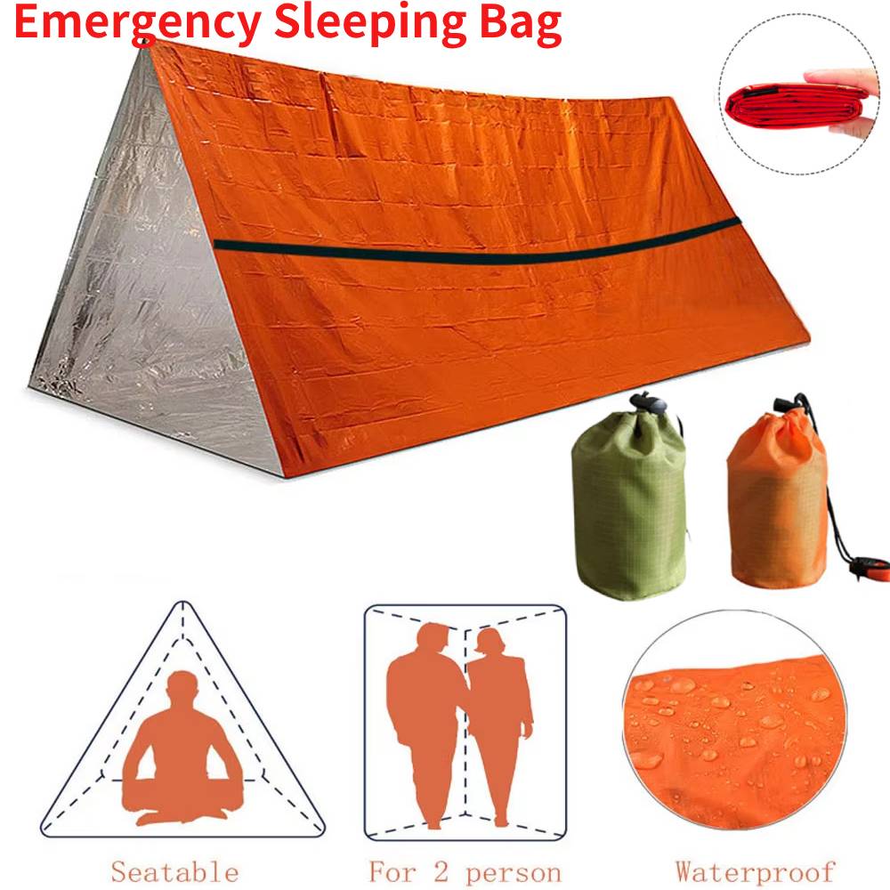 First Aid Kit Camping - Kantong Tidur Darurat Tahan Air Portabel