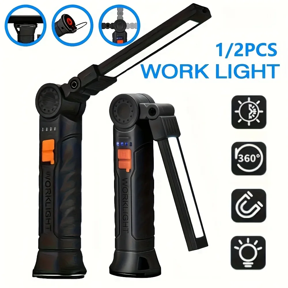 Camping Lantern - Senter LED COB Portabel Lampu Kerja