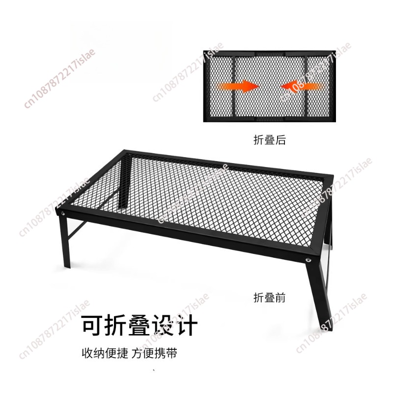 Outdoor Activities In Camping - Meja Lipat Logam Ultra Ringan Portabel