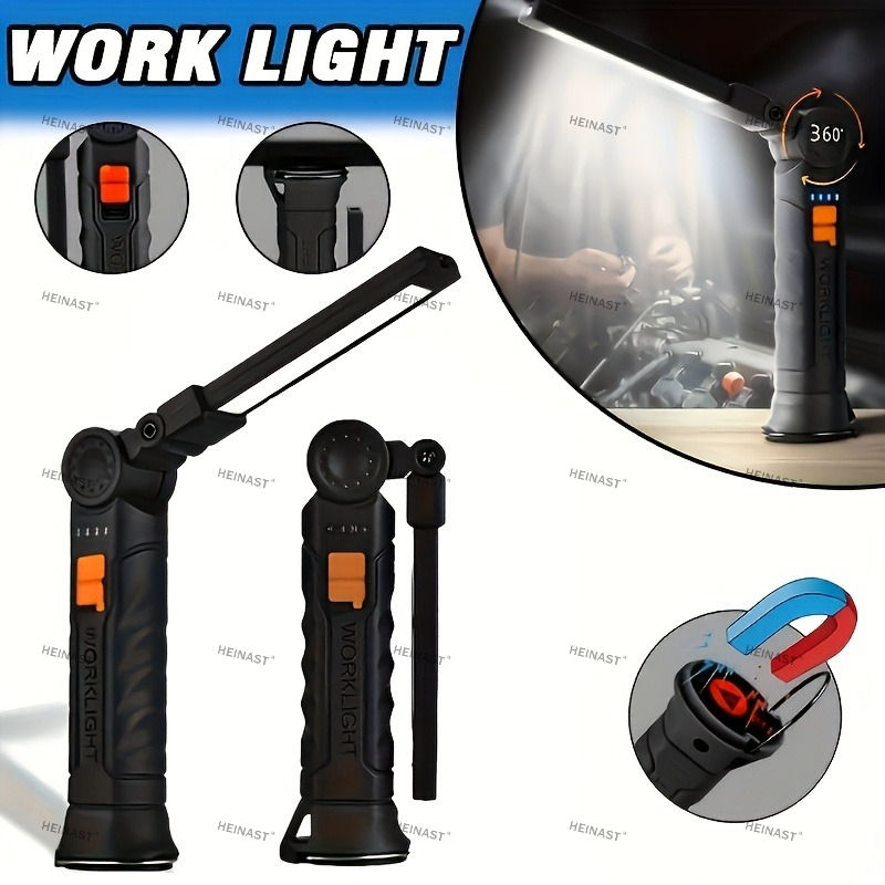 Camping Lantern - Senter Lipat LED COB Lampu Kerja