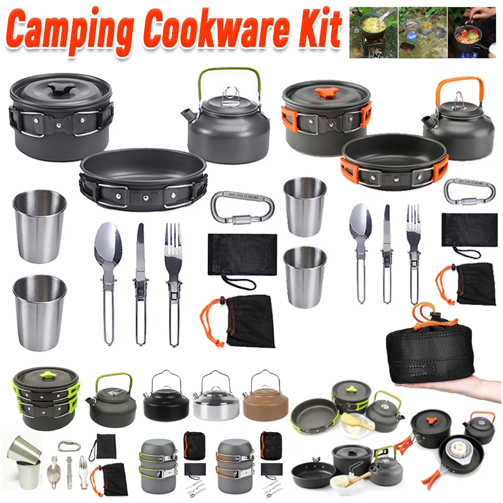 Outdoor Camping Utensils - Peralatan Masak Berkemah Ketel Panci Wajan
