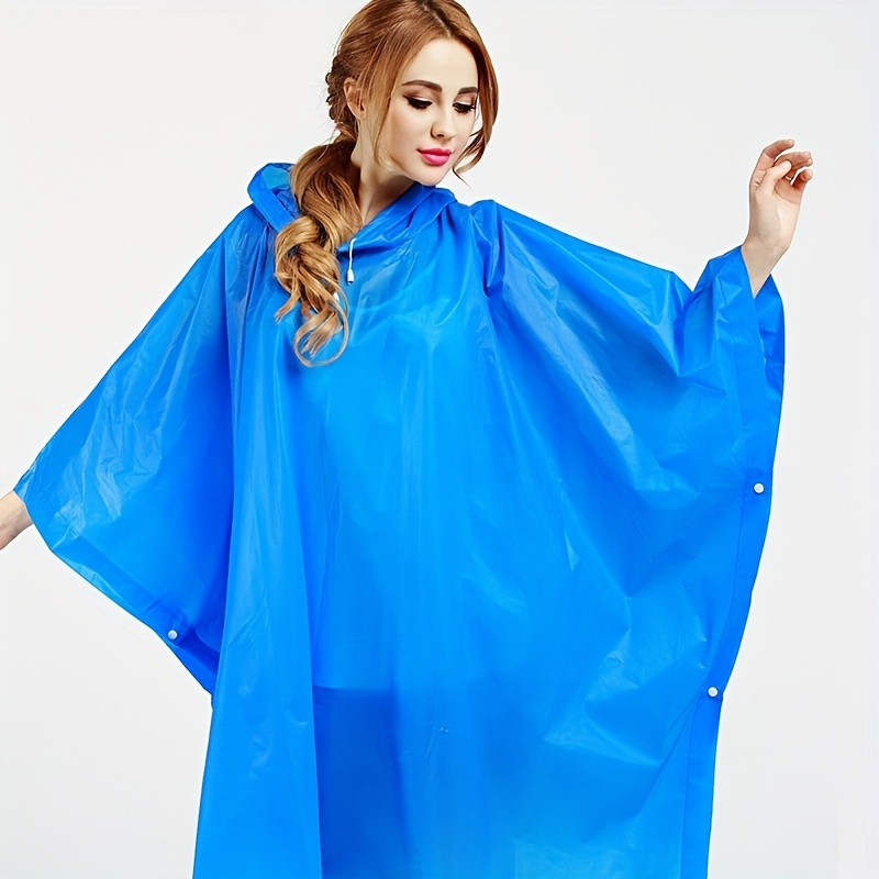 Jas hujan ponco untuk dewasa,  - Camping Rain Poncho ulasan dan harga