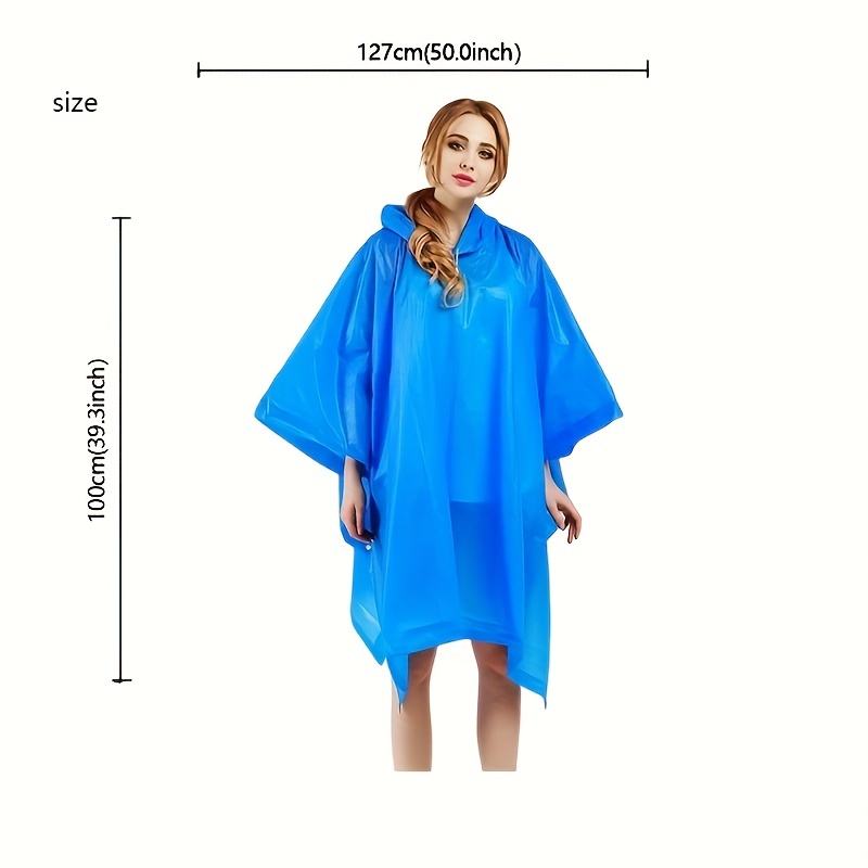 Jas hujan ponco untuk dewasa,  - Camping Rain Poncho ulasan dan harga