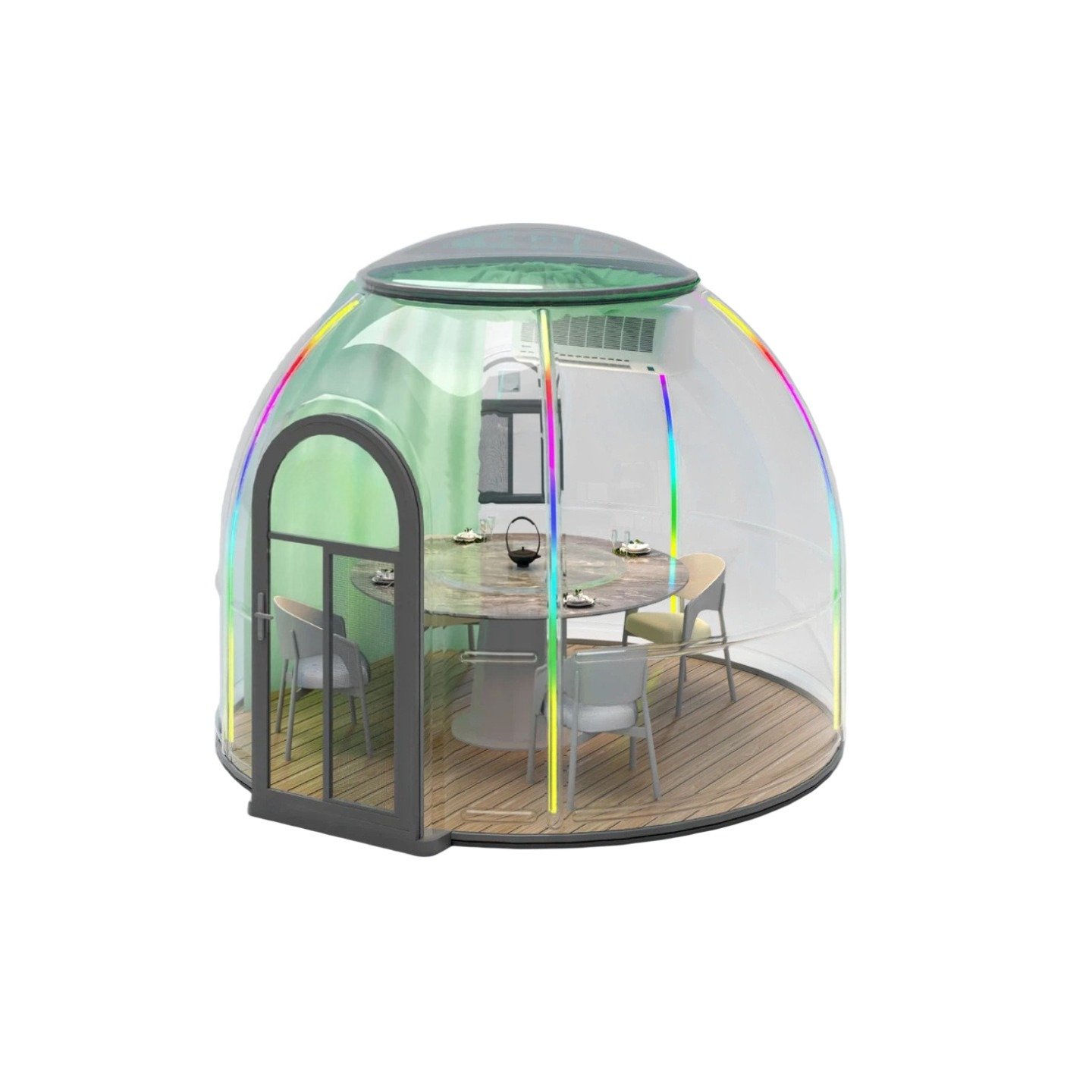 Rumah Gelembung Kubah Transpar - Outdoor Camping Exhibition ulasan dan harga