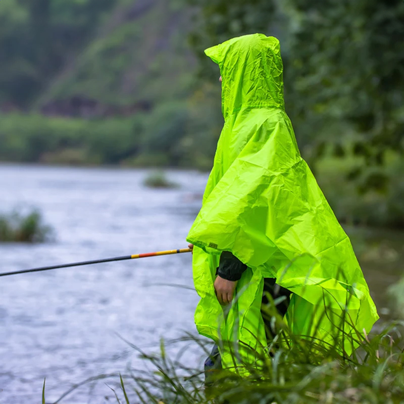 Jas Hujan Tahan Air 3 In 1, Po - Camping Rain Poncho ulasan dan harga