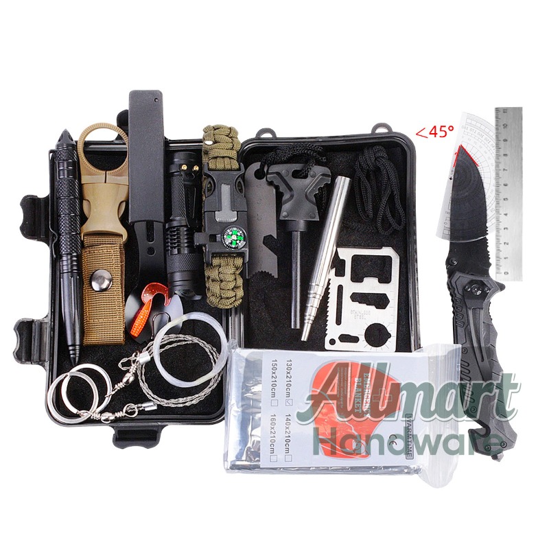 Kotak alat bertahan hidup EDC  - First Aid Kit Camping ulasan dan harga
