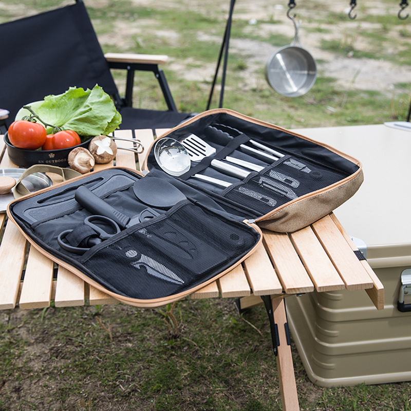 8 Buah Set Peralatan Masak Dap - Outdoor Camping Utensils ulasan dan harga