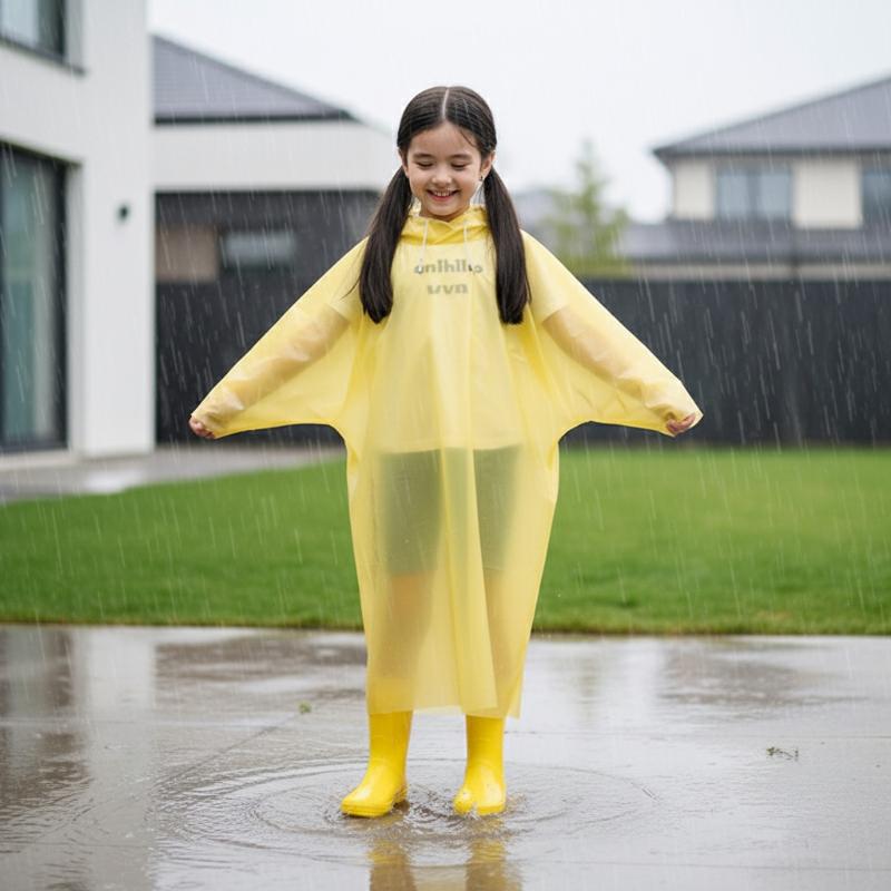 Jas Hujan Sekali Pakai untuk A - Camping Rain Poncho ulasan dan harga