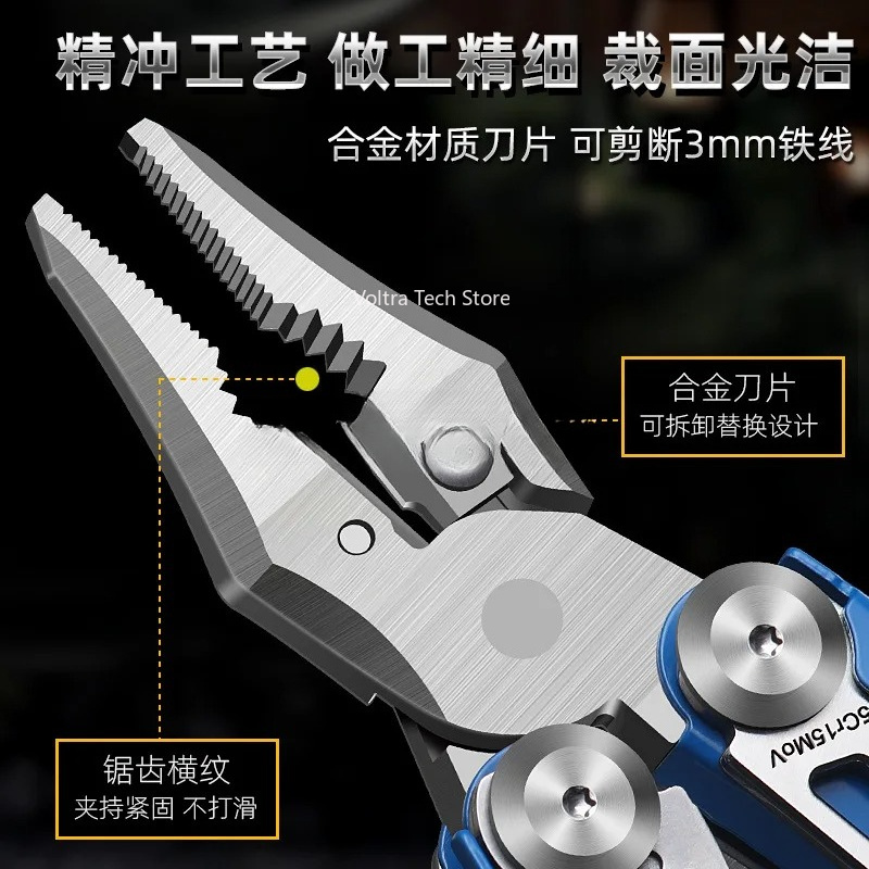 Tang multifungsi pisau lipat b - Camping Knife Multi-Tool ulasan dan harga