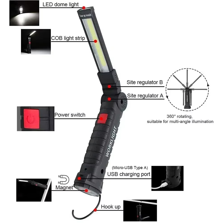 Senter LED Portabel dengan Kai - Camping Lantern ulasan dan harga