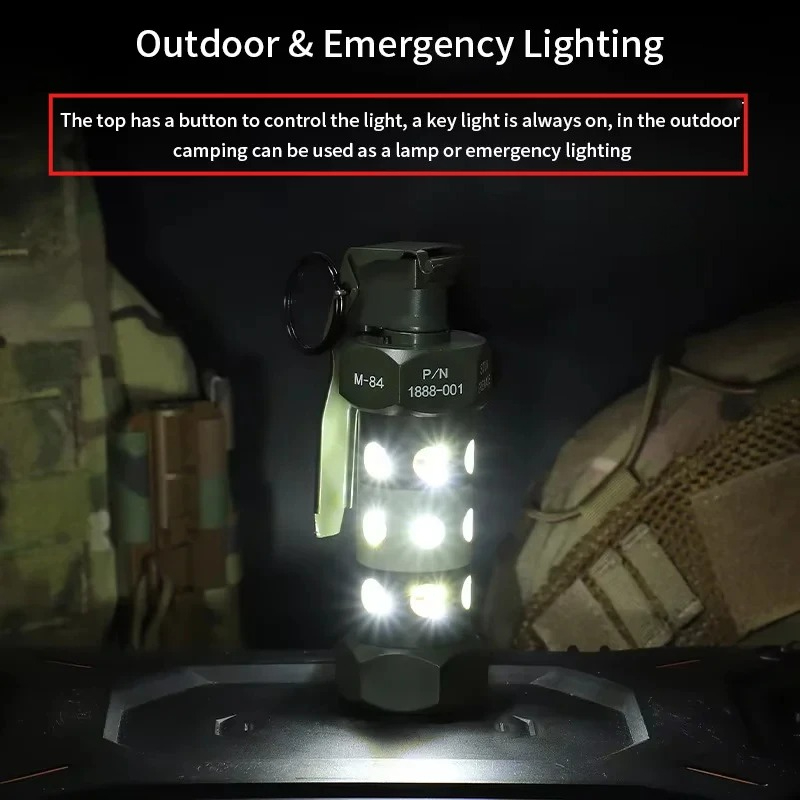 Model Granat Flashbang M84 dar - Outdoor Camping Toys ulasan dan harga