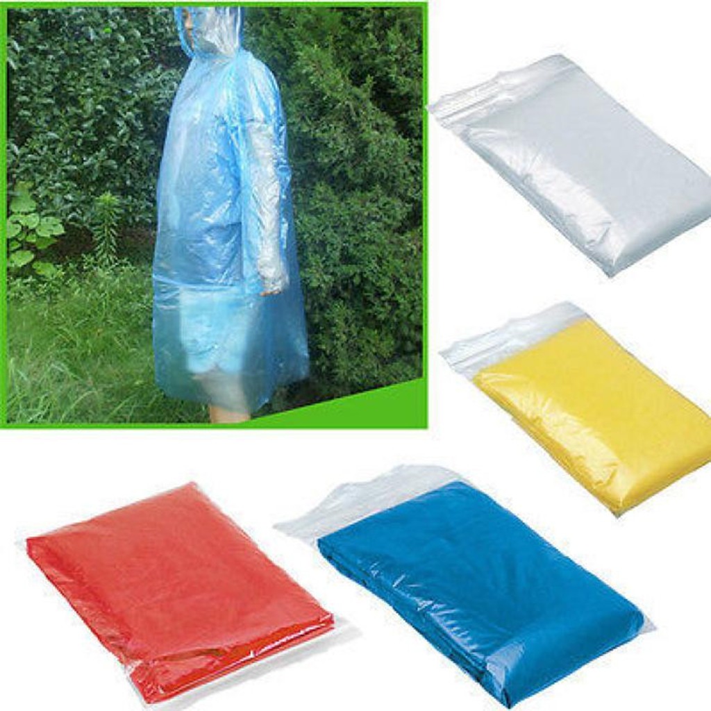 Jas Hujan Ponco Sekali Pakai,  - Camping Rain Poncho ulasan dan harga