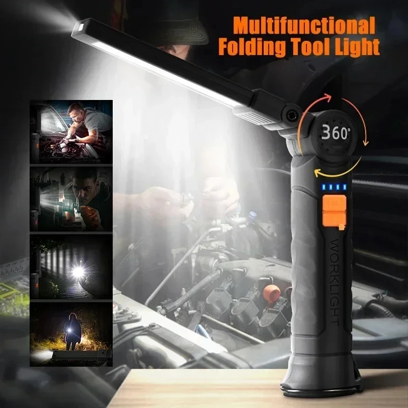 Senter LED COB Portabel Lampu  - Camping Lantern ulasan dan harga