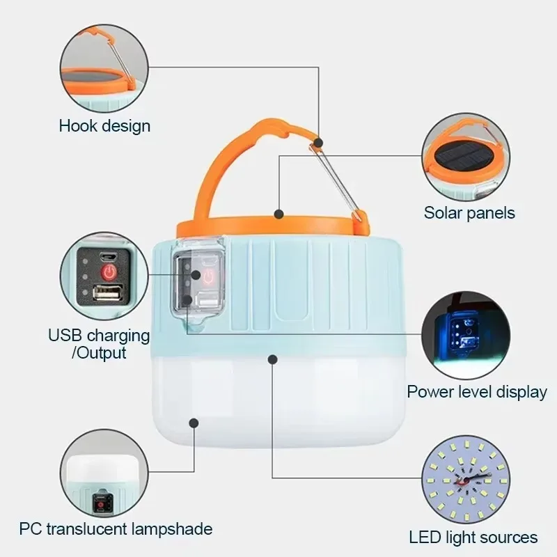 Lampu Camping Tenaga Surya LED - Camping Lantern ulasan dan harga