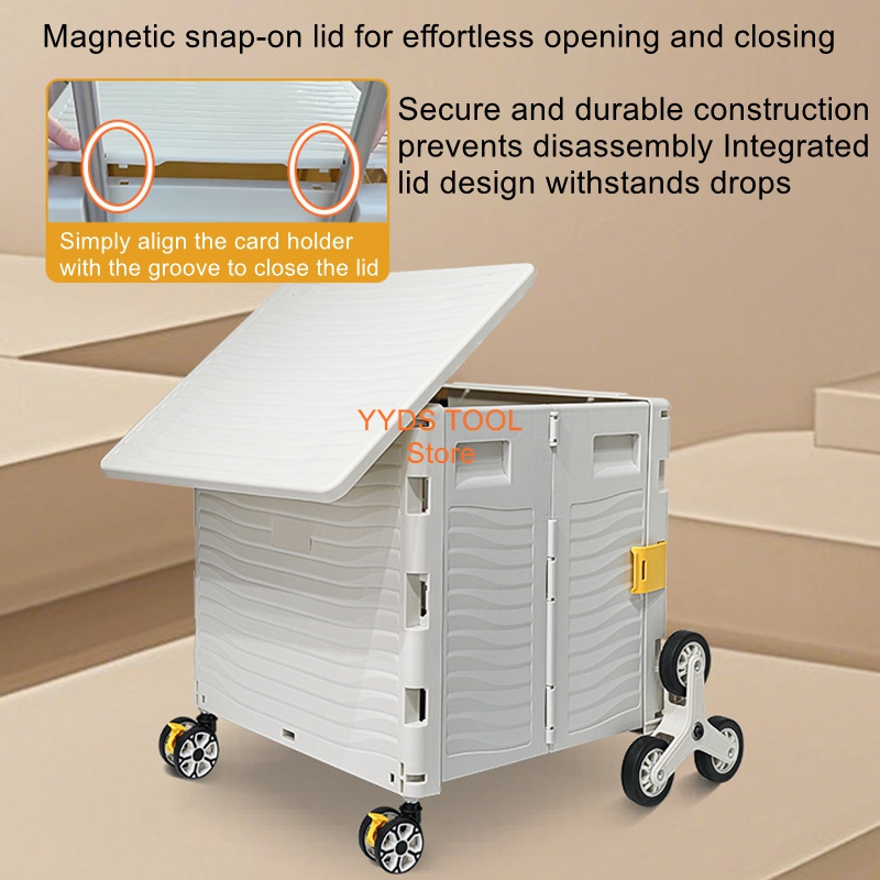 Gerobak Belanja Lipat untuk Be - Outdoor Camping Folding Storage Box ulasan dan harga