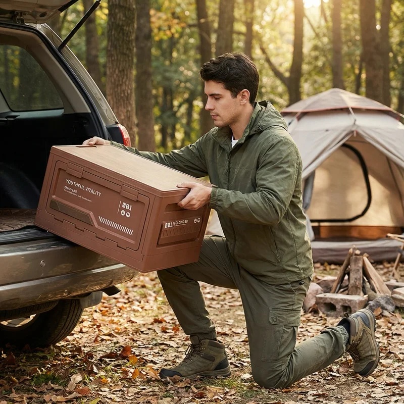 Kotak Penyimpanan Luar Ruangan - Outdoor Camping Folding Storage Box ulasan dan harga