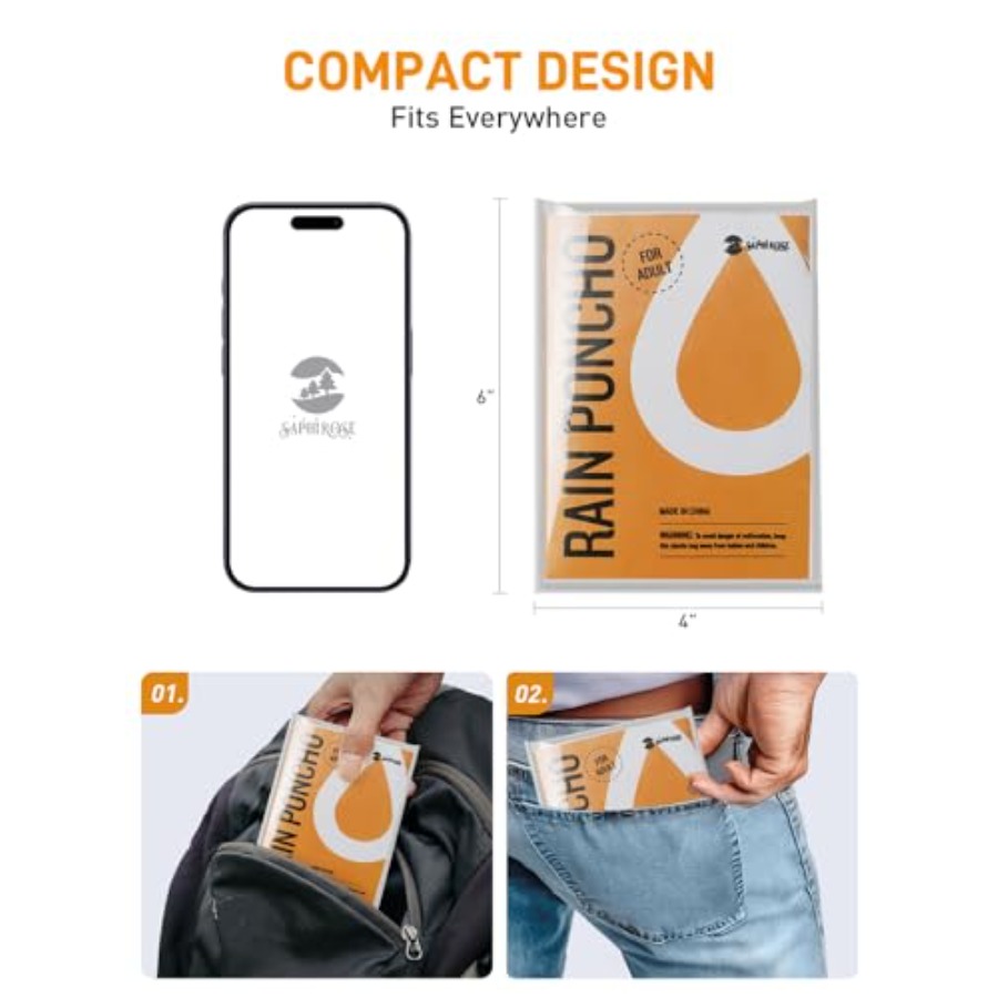 Jas Hujan Sekali Pakai untuk D - Camping Rain Poncho ulasan dan harga