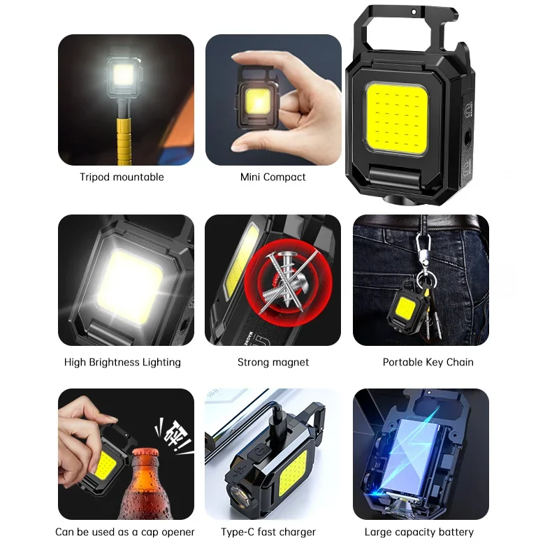 Lampu Gantungan Kunci Senter M - Camping Lantern ulasan dan harga