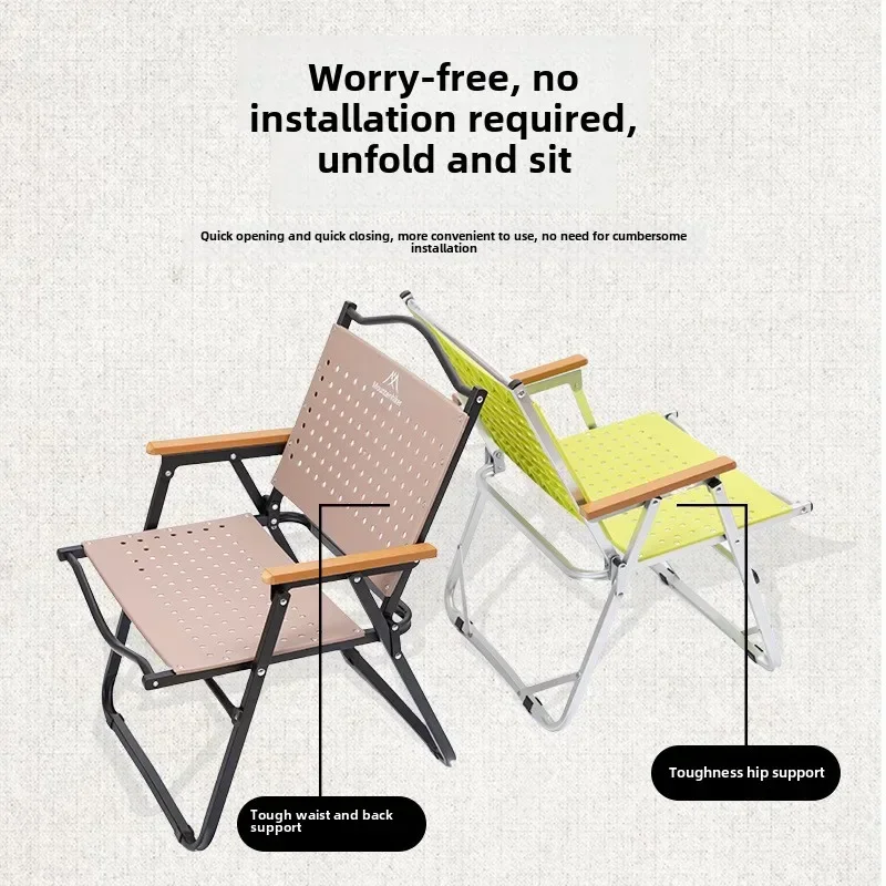 Kursi Camping MOUNTAINHIKER, K - Outdoor Camping Recliner Chairs ulasan dan harga