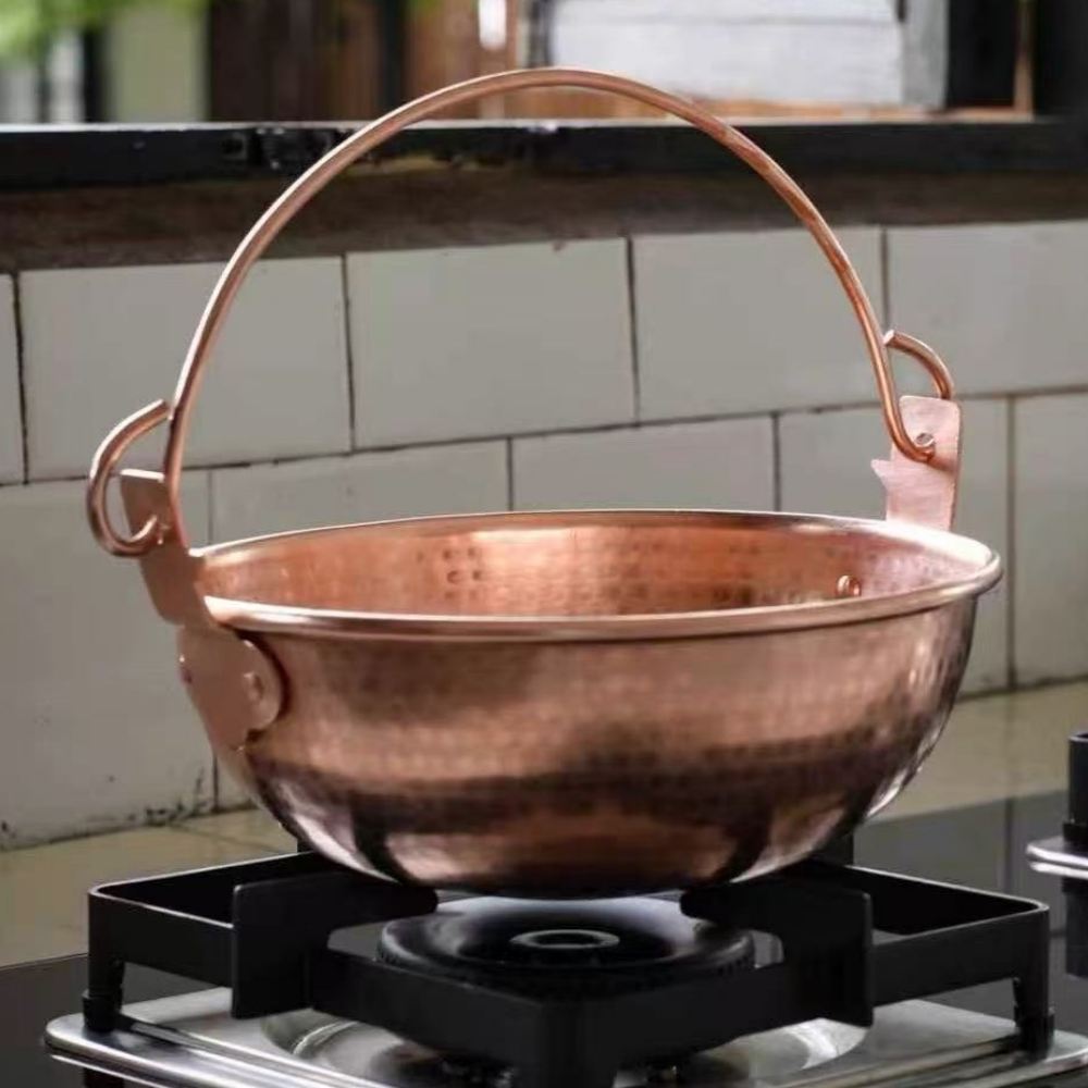 Panci Gantung Tembaga Vintage, - Outdoor Camping Utensils ulasan dan harga