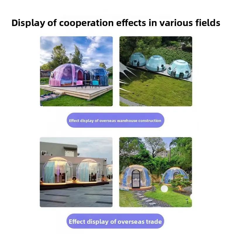 Rumah Gelembung Bulat Pameran  - Outdoor Camping Exhibition ulasan dan harga