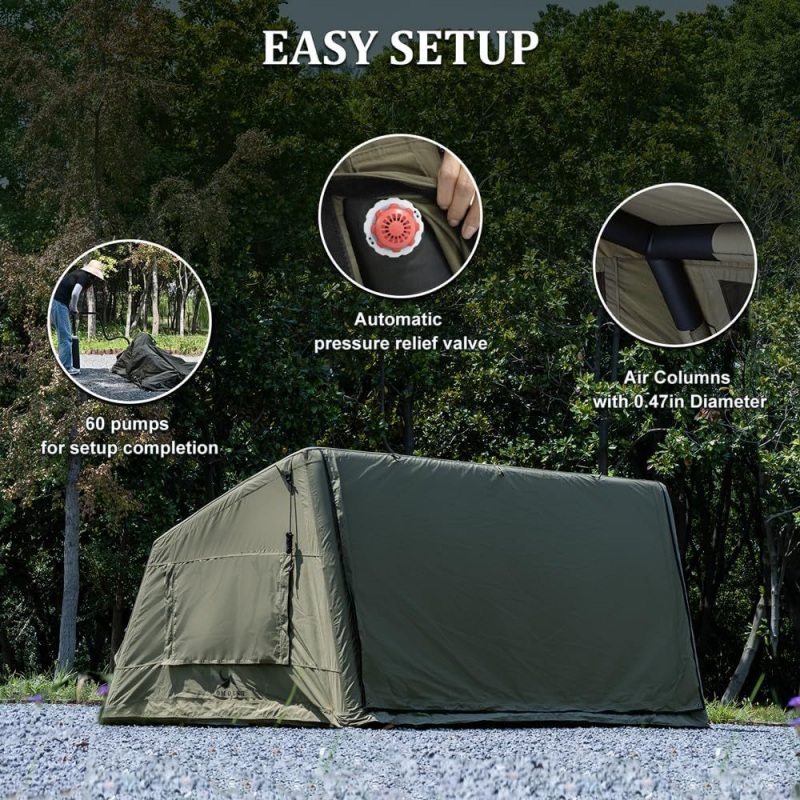 Tenda Camping Otomatis Tiup un - Outdoor Camping Tent ulasan dan harga