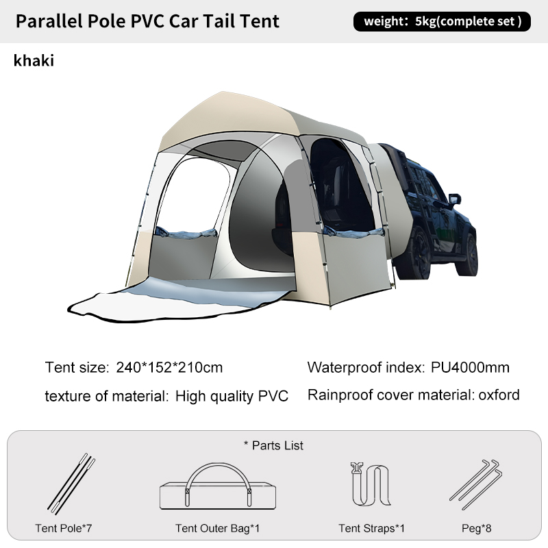 Tenda SUV Gelembung Transparan - Outdoor Camping Van Tent ulasan dan harga