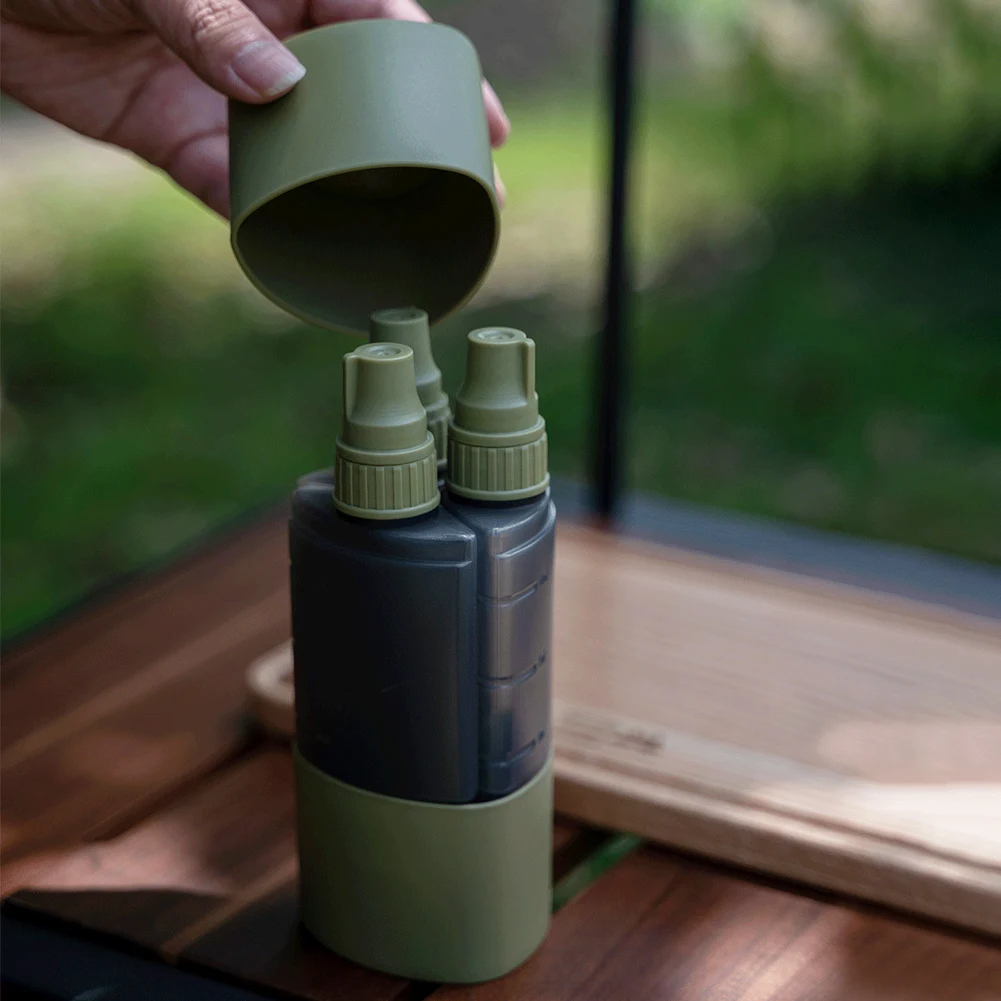 3 In 1 Botol Dispenser Bumbu B - Outdoor Camping Utensils ulasan dan harga