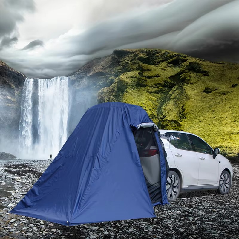 Tenda Ekstensi Bagasi Mobil SU - Outdoor Camping Van Tent ulasan dan harga