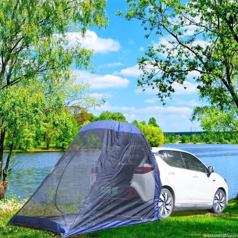 Tenda Ekstensi Bagasi Mobil SU - Outdoor Camping Van Tent ulasan dan harga