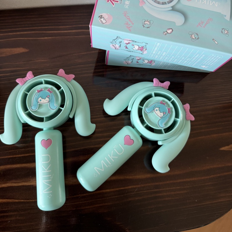 Kipas Genggam Mini Hatsune Mik - Outdoor Camping Toys ulasan dan harga