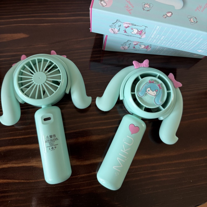 Kipas Genggam Mini Hatsune Mik - Outdoor Camping Toys ulasan dan harga
