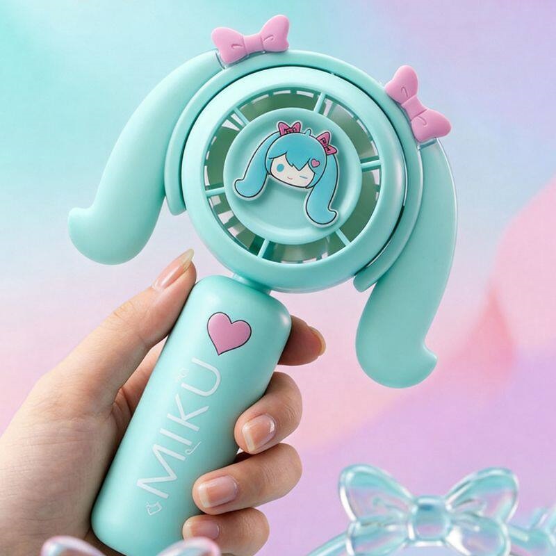 Kipas Genggam Mini Hatsune Mik - Outdoor Camping Toys ulasan dan harga