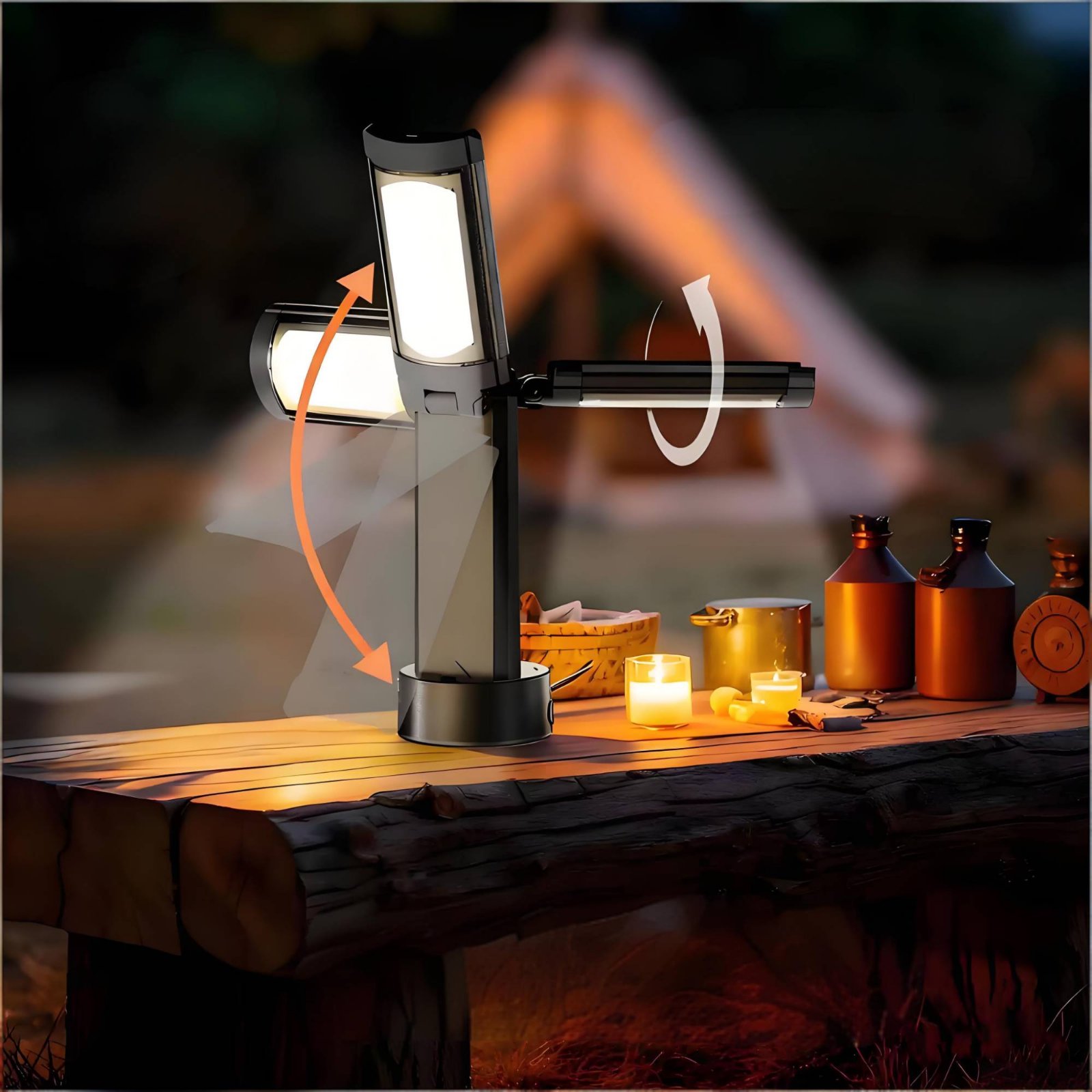Lampu Tenda Teleskopik Tinggi  - Outdoor Camping Tent ulasan dan harga