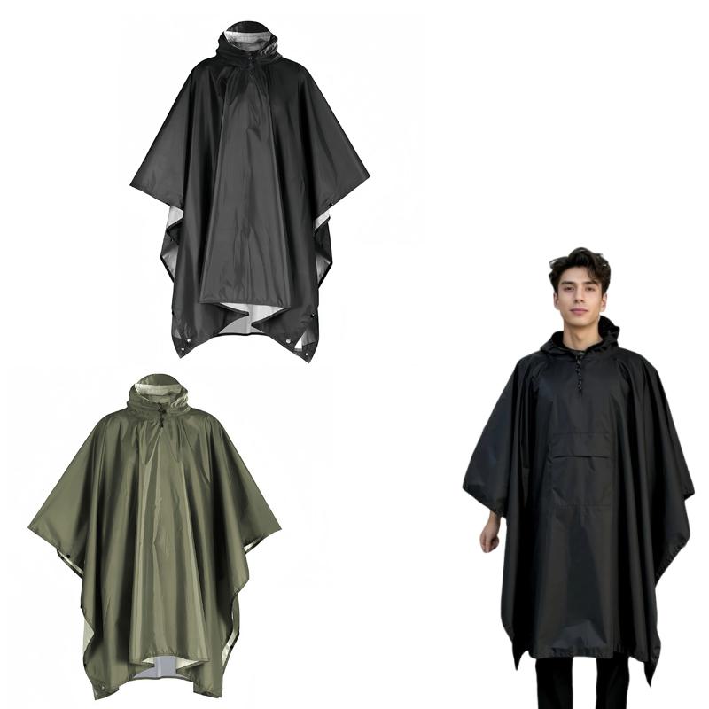 Jas Hujan Perjalanan Jas Hujan - Camping Rain Poncho ulasan dan harga