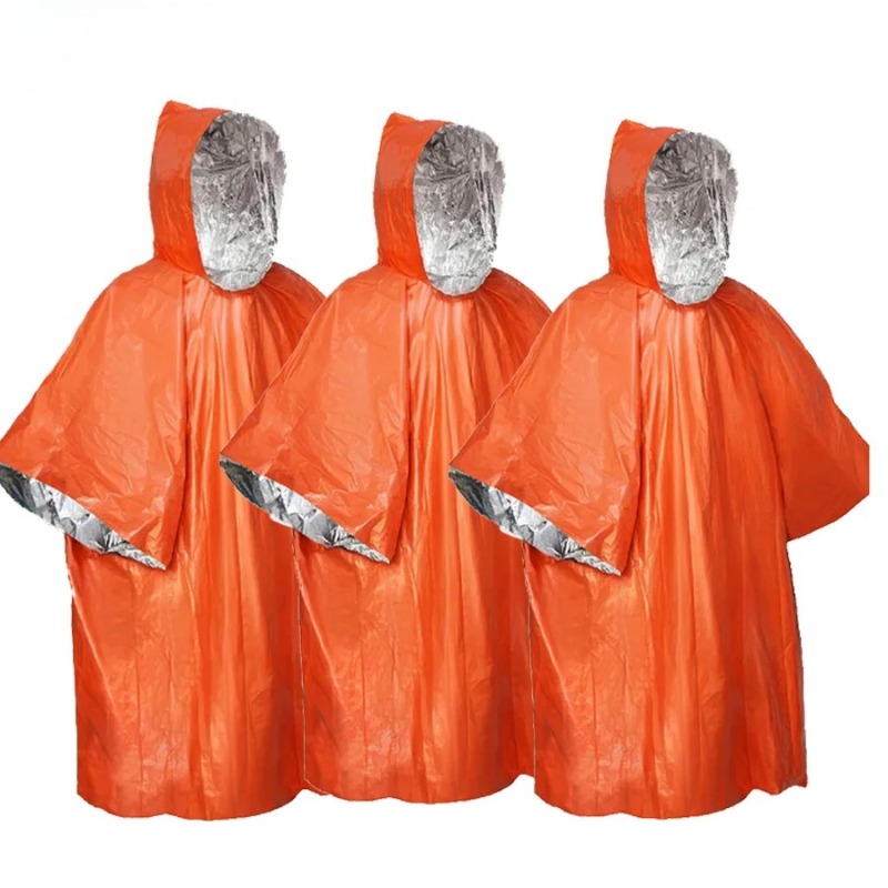 1-5 Buah Jas Hujan Multifungsi - Camping Rain Poncho ulasan dan harga