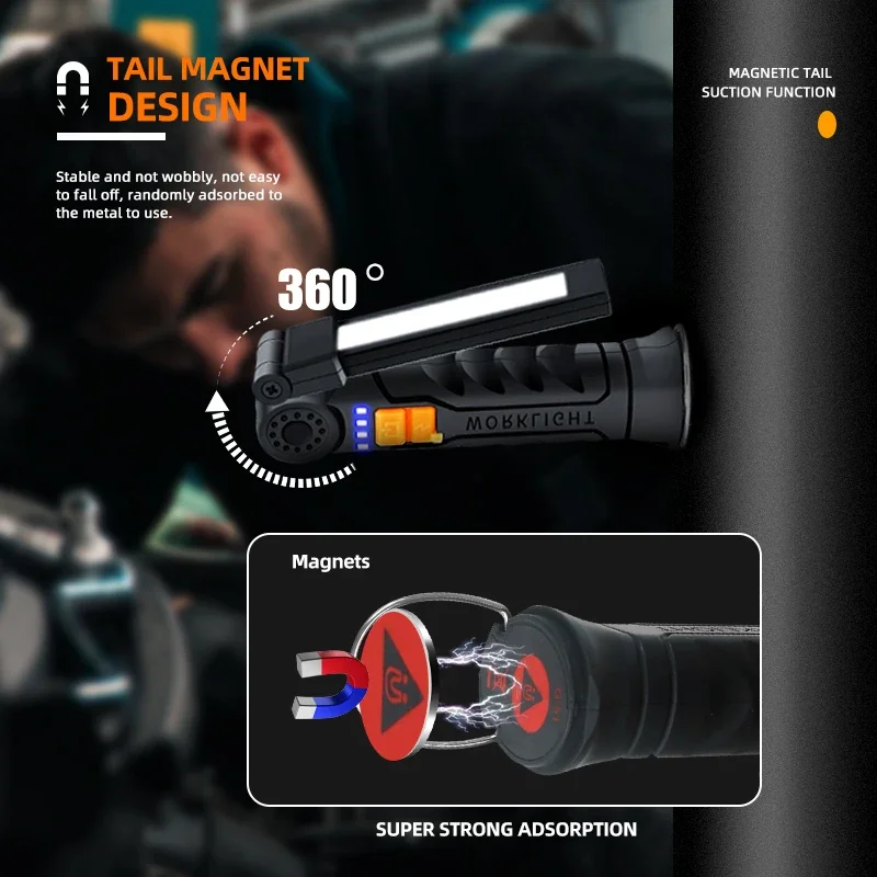 Senter Lipat LED COB Lampu Ker - Camping Lantern ulasan dan harga
