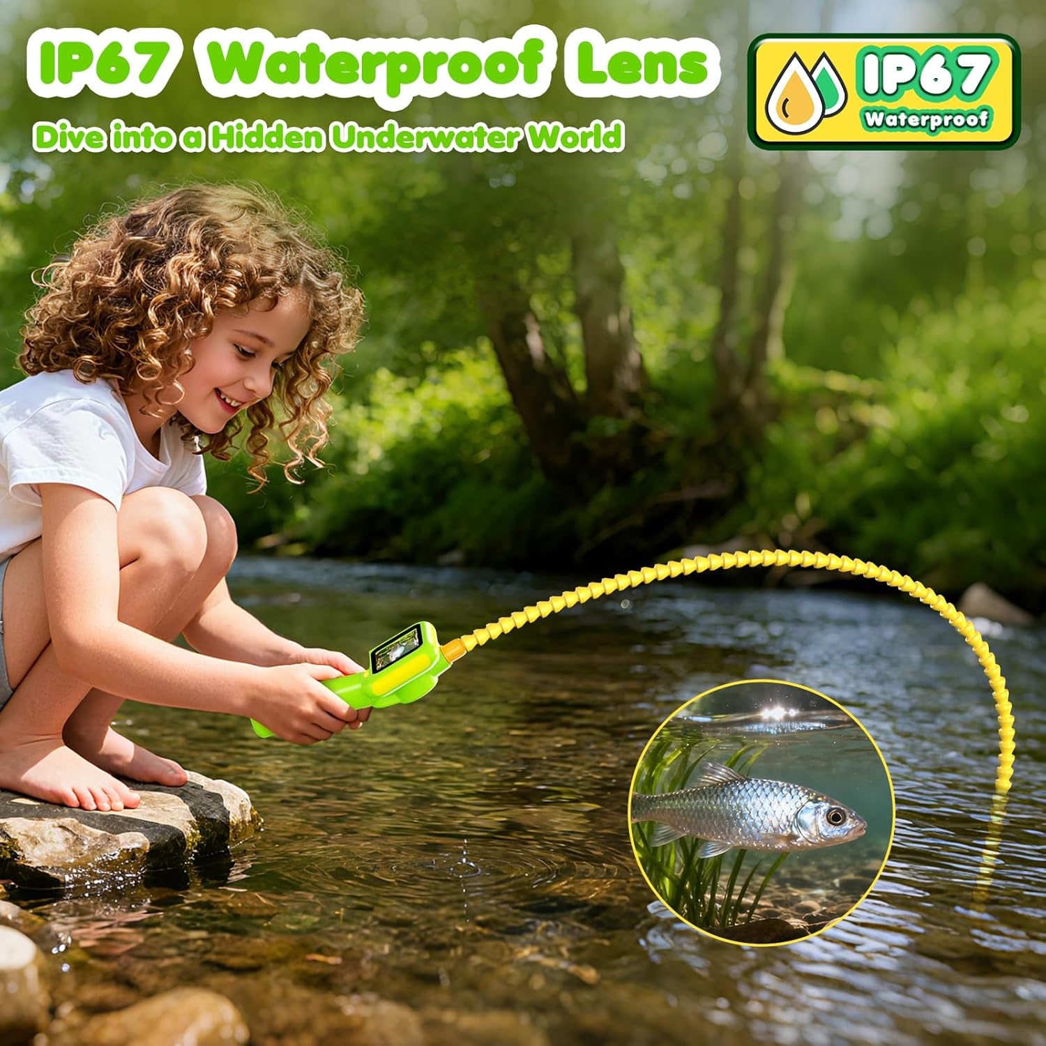 Endoskop untuk Anak-anak, Kame - Outdoor Camping Toys ulasan dan harga
